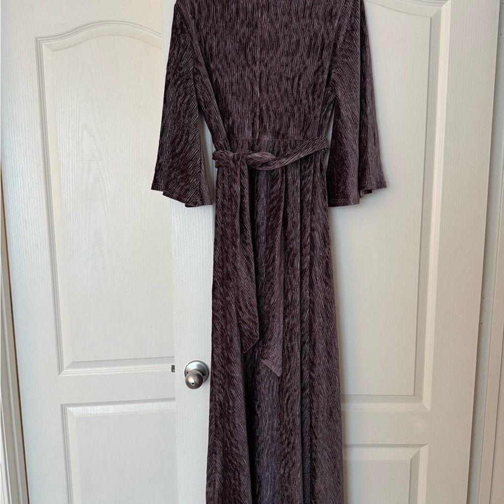 Dainty Jewells Plum Long Sleeve Dress - Picture 5 of 6